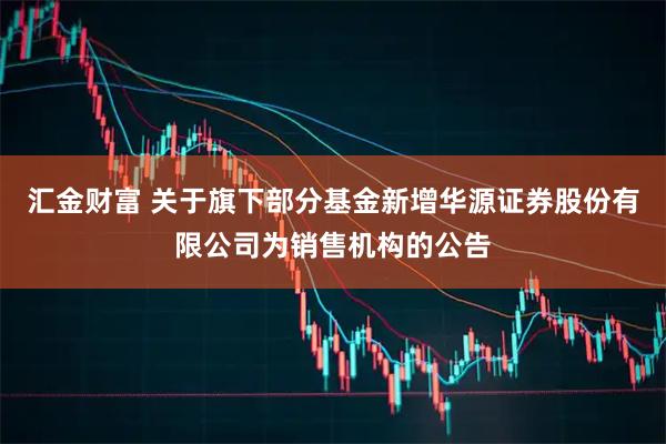 汇金财富 关于旗下部分基金新增华源证券股份有限公司为销售机构的公告