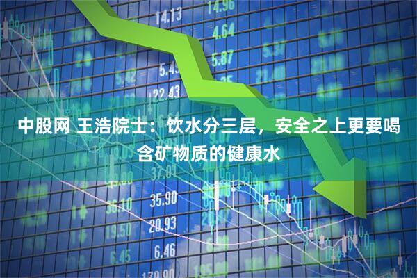 中股网 王浩院士：饮水分三层，安全之上更要喝含矿物质的健康水
